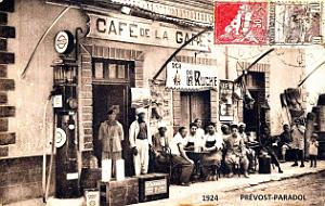 2487- Prevost-Paradol - Cafe  de le Gare - 1924